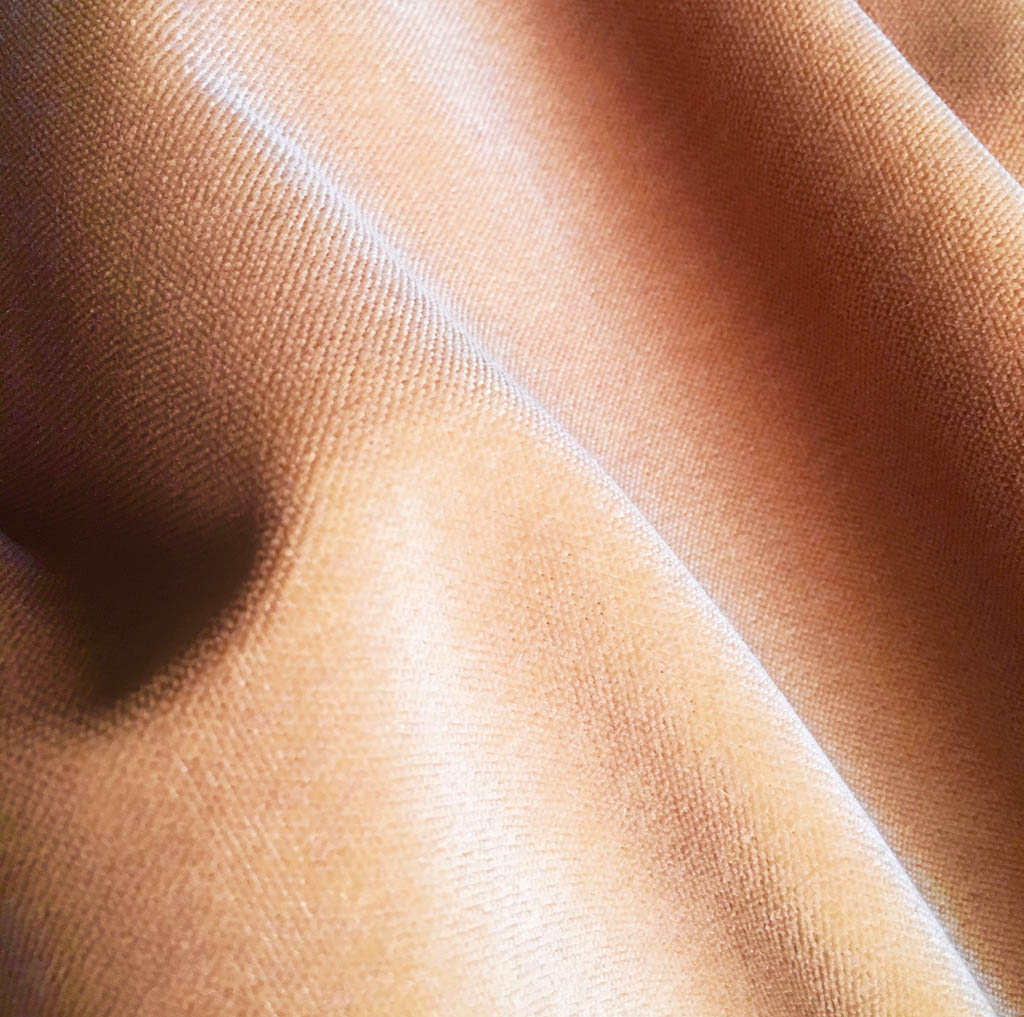 Shiny polyester FR velvet